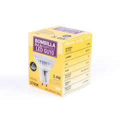 Bombilla LED GU10 6W cristal - 740lm - PAR16 - 100°