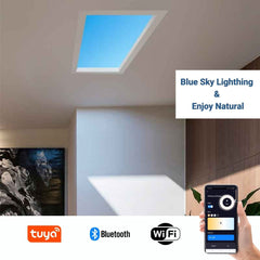 Panel LED "SMART Blue Skylight" - Efecto cielo - Daylight - 50W - 60x30cm
