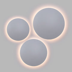 Aplique LED de pared circular "Eclipsis" 18W - 3000K - CRI90 - Driver KeGu - IP20