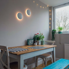 Aplique LED de pared circular "Eclipsis" 6W - 3000K - CRI90 - Driver KeGu - IP20