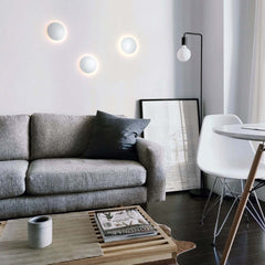 Aplique LED de pared circular "Eclipsis" 6W - 3000K - CRI90 - Driver KeGu - IP20