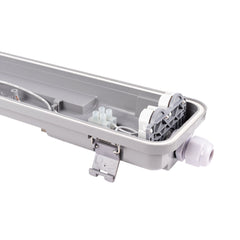 Pantalla estanca para 2 tubos LED 60cm - IP65