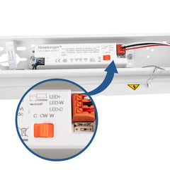 Luminaria lineal LED de alta potencia CCT - 40W - 120cm
