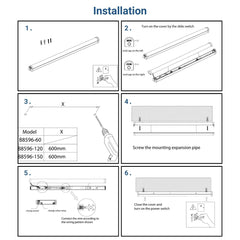 Luminaria lineal LED de alta potencia CCT - 40W - 120cm