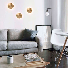 Aplique LED de pared circular "Eclipsis" 6W - 3000K - CRI90 - Driver KeGu - IP20