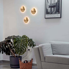 Aplique LED de pared circular "Eclipsis" 6W - 3000K - CRI90 - Driver KeGu - IP20