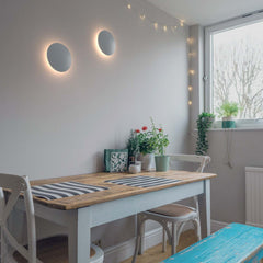 Aplique LED de pared circular "Eclipsis" 12W - 3000K - CRI90 - Driver KeGu - IP20