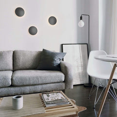 Aplique LED de pared circular "Eclipsis" 12W - 3000K - CRI90 - Driver KeGu - IP20