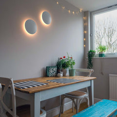 Aplique LED de pared circular "Eclipsis" 18W - 3000K - CRI90 - Driver KeGu - IP20