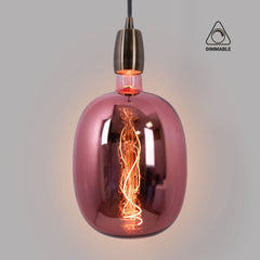 Bombilla decorativa LED de filamento - E27 T170 - Regulable - 4W - 4200K