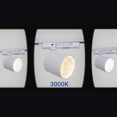 Proyector LED para carril monofásico CCT - 40W - CRI 90