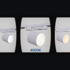 Proyector LED para carril monofásico CCT - 40W - CRI 90