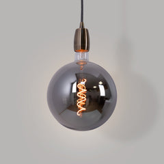 Bombilla decorativa globo filamento con tinte ahumado "Smoky" E27 G200 - Regulable - 4W - 1800K