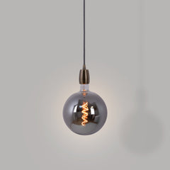 Bombilla decorativa globo filamento con tinte ahumado "Smoky" E27 G200 - Regulable - 4W - 1800K