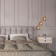 Bombilla decorativa LED de filamento - E27 D140 - Regulable - 4W - 1800K