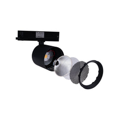 Proyector LED para carril trifásico CCT 40W - CRI 90 - Driver KGP