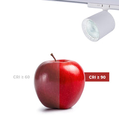 Proyector LED para carril trifásico CCT 40W - CRI 90 - Driver KGP