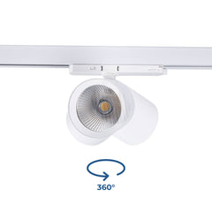 Proyector LED para carril trifásico CCT 40W - CRI 90 - Driver KGP