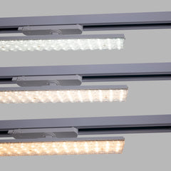Proyector LED lineal orientable para carril trifásico 20W - CCT - CRI90 - Driver KGP
