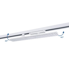 Proyector LED lineal orientable para carril trifásico 20W - CCT - CRI90 - Driver KGP