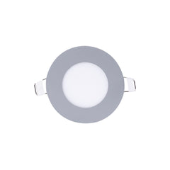 Downlight LED plano 3W - Color gris - Corte Ø 70mm