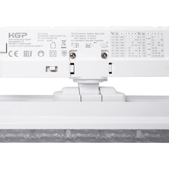 Proyector LED lineal orientable para carril trifásico 40W - CCT - CRI90 - Driver KGP