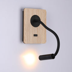 Pack x 2 - Aplique de pared flexible para lectura "LONDON" - Chip CREE - 3W