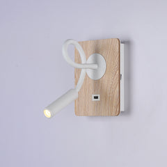 Pack x 2 - Aplique de pared flexible para lectura con puerto USB "LONDON USB" - Chip CREE - 3W