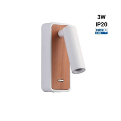 Pack x 2 - Aplique de pared para lectura "Irene" - 3W - Chip CREE