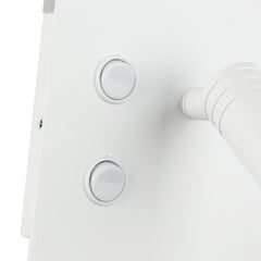Pack x 2 - Aplique de pared para lectura con puerto USB "Kerta" - Iluminación doble - 3W+7W