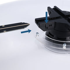 Ventilador holográfico en 3D de mesa - Ø 52cm - 72W