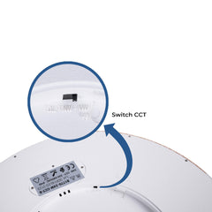 Plafón LED techo circular CCT 24W - IP40