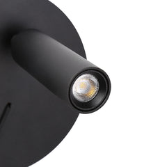Aplique de pared para lectura "Quart" - Doble función - 3W+6W