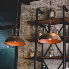 Lámpara colgante vintage "ALCATRAZ"