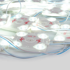 Módulo LED cuadrado para rótulos - 3.6W - 220V AC - IP65 - 165º