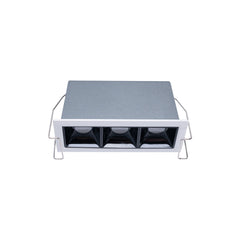 Foco lineal LED empotrable triple 6W - UGR18 - CRI90 - Chip OSRAM