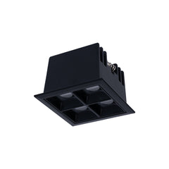 Downlight LED cuadrado empotrable 8W - 4 Focos - UGR18 - CRI90 - Chip OSRAM