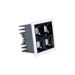Downlight LED cuadrado empotrable 8W - 4 Focos - UGR18 - CRI90 - Chip OSRAM