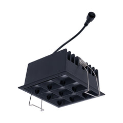 Downlight LED cuadrado empotrable 18W - 9 Focos - UGR18 - CRI90 - Chip OSRAM