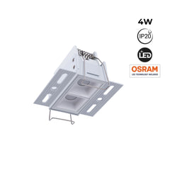 Foco lineal LED trimless / integración - 4W - UGR18 - CRI90