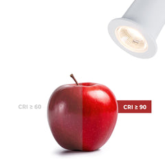 Downlight LED empotrable circular 2W - Chip Osram - UGR18 - Corte Ø 25mm - Blanco