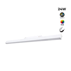 Luminaria lineal opal para carril magnético RGB + CCT - 24W - Mi Light - Blanco