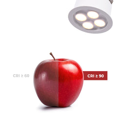Downlight LED empotrable circular 8W - Chip Osram - UGR18 - Corte Ø 58mm