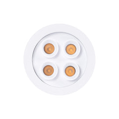 Downlight LED empotrable circular 8W - Chip Osram - UGR18 - Corte Ø 58mm