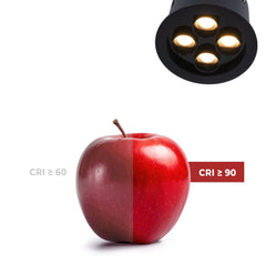 Downlight LED empotrable circular 8W - Chip Osram - UGR18 - Corte Ø 58mm