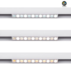 Luminaria lineal para carril magnético CCT - 10W - UGR18 - Mi Light