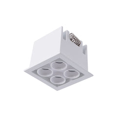 Downlight LED empotrable cuadrado 8W - Chip Osram - UGR18 - Corte 48 x 48 mm
