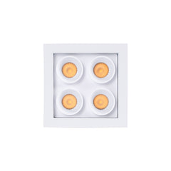 Downlight LED empotrable cuadrado 8W - Chip Osram - UGR18 - Corte 48 x 48 mm