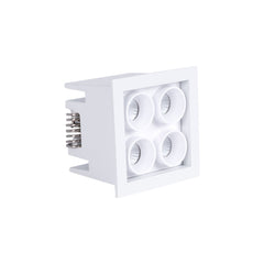 Downlight LED empotrable cuadrado 8W - Chip Osram - UGR18 - Corte 48 x 48 mm