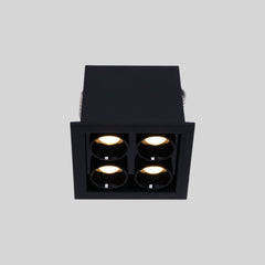 Downlight LED empotrable cuadrado 8W - Chip Osram - UGR18 - Corte 48 x 48 mm